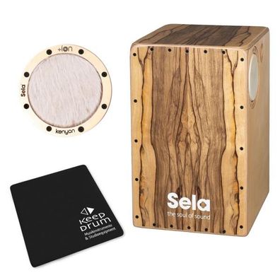 Sela Cajon SE-IC3 Iconic Limba mit Kenyan Ion und Sitzpad