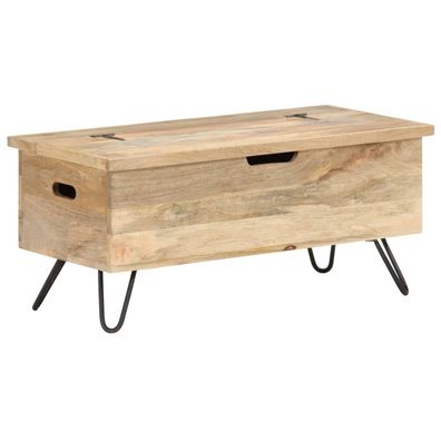 Elegante Holztruhe | Aufbewahrungsbox | Holzkiste | Flurbank | Kissenbox | TOP