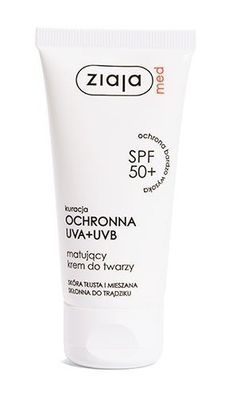 Ziaja Med Mattierender Sonnenschutzcreme SPF 50+ 50 ml