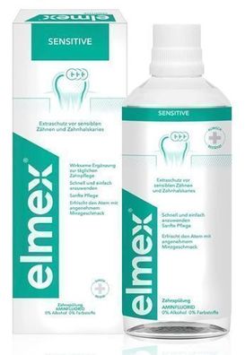 Elmex Sensitive Mundspülung 400ml - Zahnschutz & Pflege