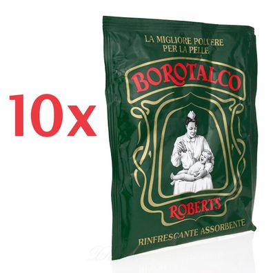 Borotalco Roberts Koerperpuder Talkumpuder 10x 100g Nachfuell