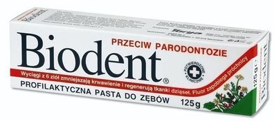 Biodent Zahncreme gegen Parodontose, 125g