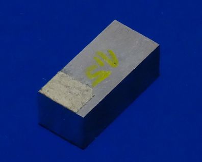 56,3 x 25,6 x 20,9 mm (LxBxH) Alu Klotz Flachmaterial Reststück #43