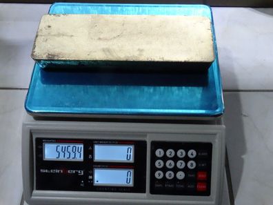 5,45 kg kilo Schrott Barren aus Zinn Geschirr Zinngeschirr #3