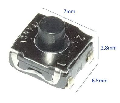 Miniatur SMD Taster Schließer max 32V 50mA 1VA