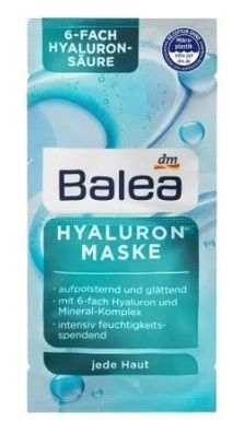 Balea Hyaluron Maske 16ml - Intensive Feuchtigkeitspflege