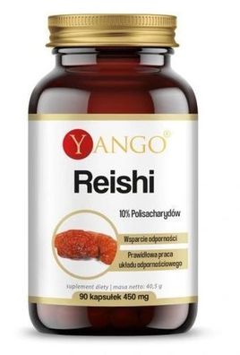 Yango Bio Reishi Extrakt, 90 Kapseln - Natérliche Vitalität in jeder Dosis