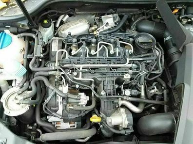 Motor Skoda Rapid 1.6 TDI CAYC 91 TKM 77 KW 105 PS komplett inkl