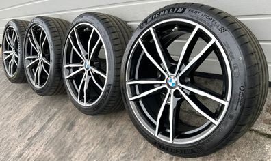 4x BMW 3er G20 G21 4er G22 G23 19 Zoll Sommerräder Doppelspeiche M791 DOT20 7-8mm