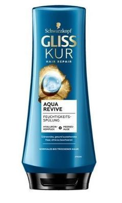 Gliss Kur Aqua Revive Conditioner 200ml - Feuchtigkeitspflege aus Deutschland