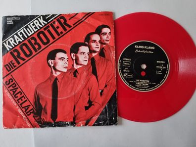 Kraftwerk - Die Roboter 7'' Germany RED VINYL/ BAD Condition!