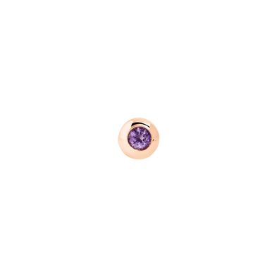 Dodo - DHC4001Bolliiy09r - Bolder Ohrring Bollicine Gold Rose & Amethystyst