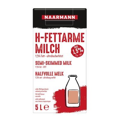 Naarmann H-Milch 532 1.5Prozent Bag in Box 5l