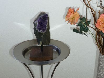 Amethyst Druse in Mutterstein #3