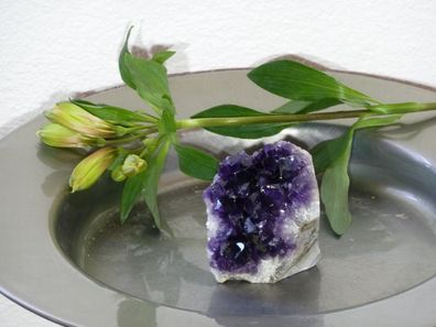 kleine Amethyst Druse in Mutterstein #3