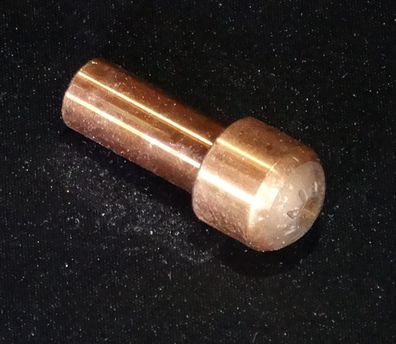44,2x17,9x12mm (LxØ-1xØ-2) #B28 Kupfer Vollmaterial Ausschuss Teil