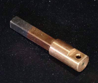 75x15x15mm (LxØ-1xØ-2) #B27 Kupfer Vollmaterial Ausschuss Teil