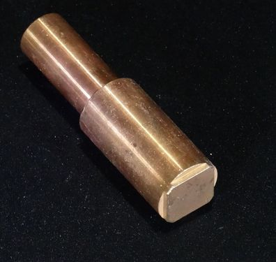 87,5x24,4x18mm (LxØ-1xØ-2) #B14 Kupfer Vollmaterial Ausschuss Teil