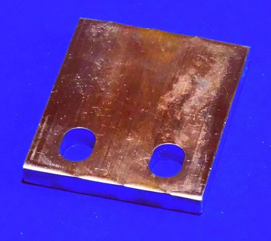 Kupfer Flach 102mm x 80mm x 10mm #B14