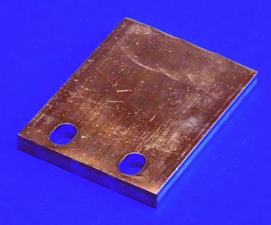 Kupfer Flach 105,4mm x 80mm x 10mm #B6