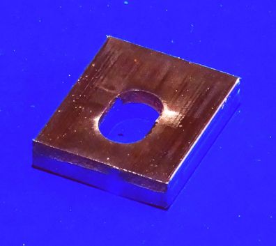 Kupfer Flach 47mm x 40mm x 10mm #B55