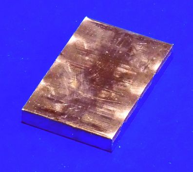 Kupfer Flach 80mm x 52mm x 10mm #B15