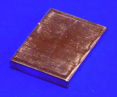 Kupfer Flach 80mm x 58,4mm x 10mm #B17