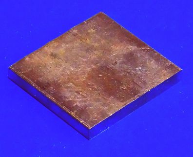 Kupfer Flach 80mm x 75,1mm x 10mm #B10