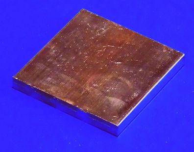 Kupfer Flach 80mm x 79,8mm x 10mm #B12
