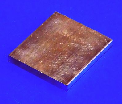 Kupfer Flach 91mm x 80mm x 10mm #B3