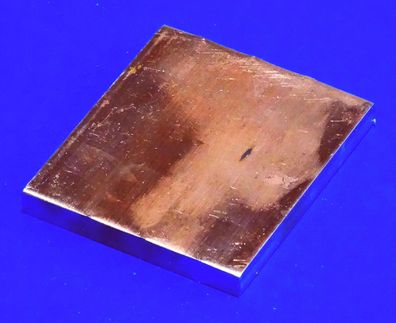 Kupfer Flach 94,2mm x 80mm x 10mm #B25