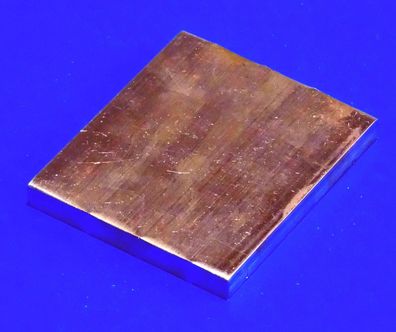 Kupfer Flach 94,3mm x 80mm x 10mm #B11