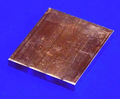 Kupfer Flach 94,6mm x 80mm x 10mm #B16