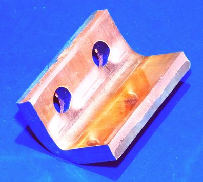 Kupfer Winkel 90° Flach 41,6mm x 41,6mm x 10mm #B59