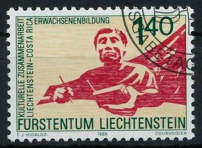 Liechtenstein 1988 Nr 946 gestempelt SB45976