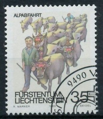 Liechtenstein 1989 Nr 971 gestempelt SB45A76