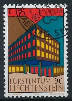 Liechtenstein 1990 Nr 985 gestempelt SB45B02