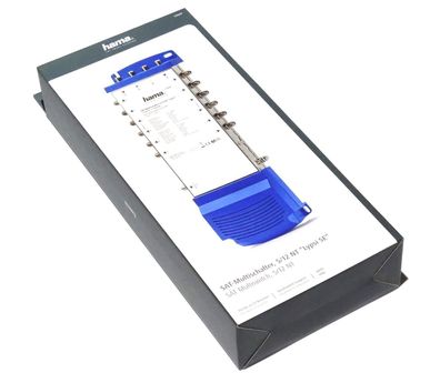 Hama Sat Verteiler bis 12 Receiver an einem LNB Mehrfamilien Haus Satellit TV