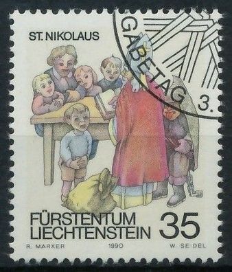 Liechtenstein 1990 Nr 1008 gestempelt SB45BCE