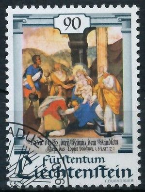 Liechtenstein 1990 Nr 1007 gestempelt SB45BC2