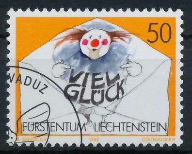 Liechtenstein 1992 Nr 1044 gestempelt SB45CAE