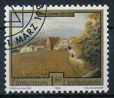 Liechtenstein 1993 Nr 1058 gestempelt SB45D22