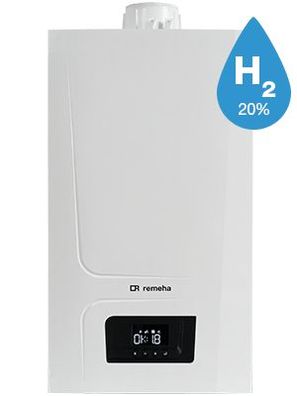 Remeha Paket Gasbrennwert Tzerra Ace Matic 25 DS Warmwasserspeicher BL 150-2