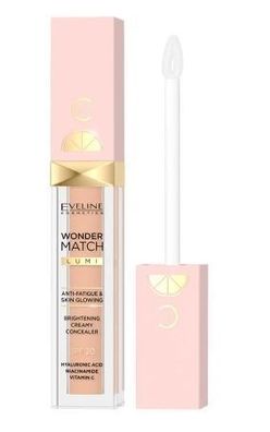 Eveline Wonder Match Lumi Highlighting Concealer 20, 6.8 ml - Strahlender Teint