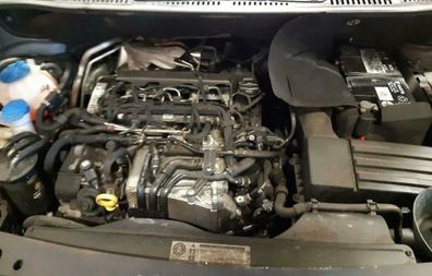 MOTOR VW CADDY IV 2.0 TDI DFSD CUUD 75 KW 102 PS komplett 2016