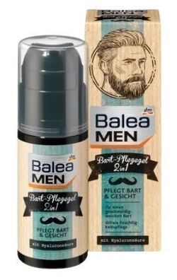 Balea MEN 2-in-1 Bartpflege-Gel, 50 ml