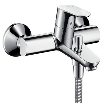 Hansgrohe Focus Wannenmischer, Aufputz, Ausladung 180mm, 2