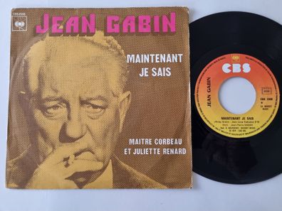 Jean Gabin - Maintenant Je Sais 7'' Vinyl France