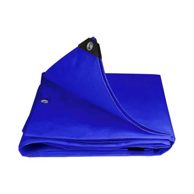 STADO® | Abdeckplane | Polyethylen | Blau | 260 g/m2 | 6x12m | Gewebeplane | Schutz