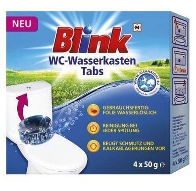 Blink WC Frische-Tabs, Toilettenreiniger, 1 Tab - Fér langanhaltende Frische im Badez